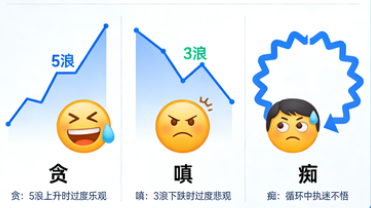 波浪理論中的“貪嗔癡”如何破？——從交易心魔到認(rèn)知解脫的實(shí)踐路徑